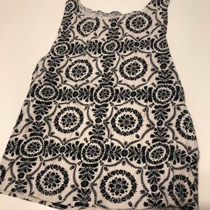 Abercrombie and Fitch pattern crop top